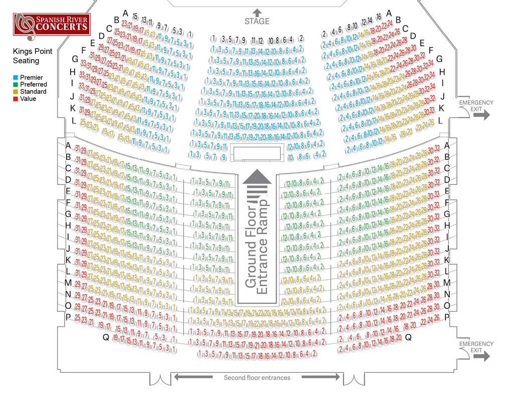 Kings Point Theater Seating Chart Awesome Home